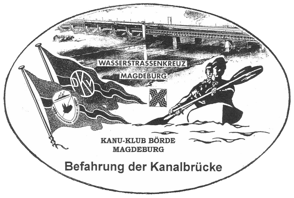 Befahrung der Kanalbrücke - Wasserstraßenkreuz Magdeburg